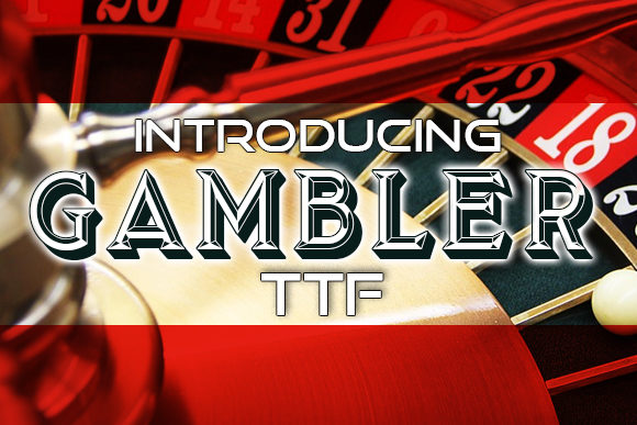 Gambler: The 3D Display Font for Bold Visual Impact
