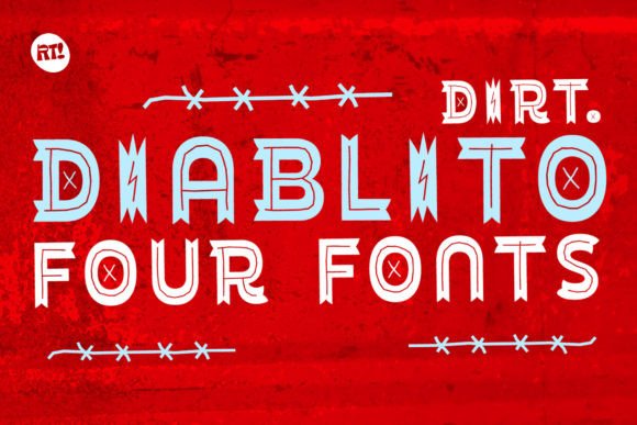 Infuse Playful Energy into Designs with Diablito Dirt Font