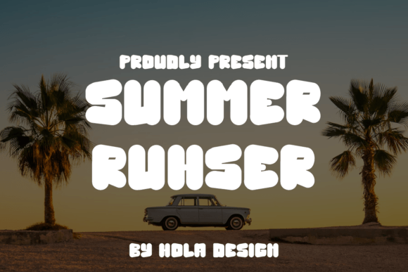 Summer Rusher: Injecting Vibrant Energy into Visual Design