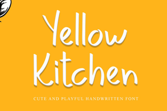 The Modern Elegance of the Yellow Kitchen Font